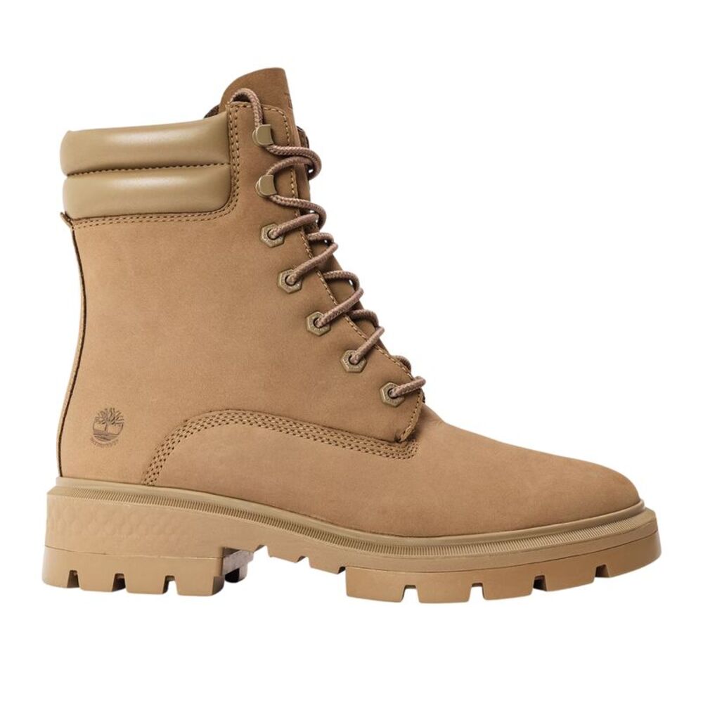 Timberland Womens/Ladies Leather Lace Up Ankle Boots / Taupe Grey